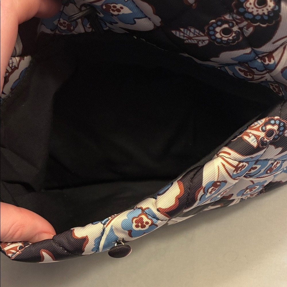 Vera Bradley NWT Original Hipster Light Blue Floral Quilted Crossbody Bag - Picture 9 of 16